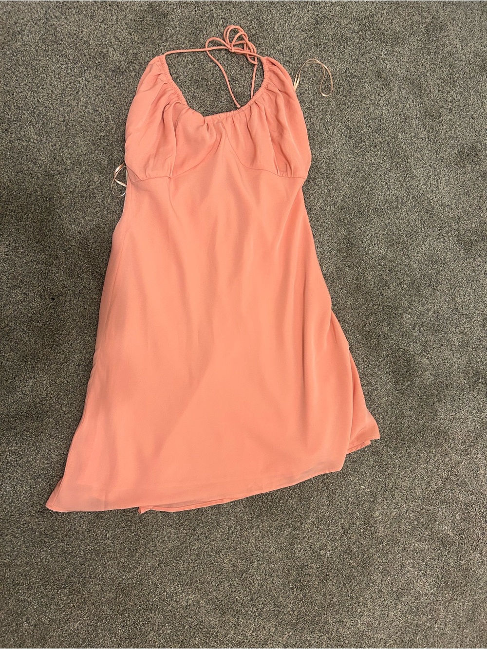 Abercrombie and Fitch Peach Halter Summer Dress